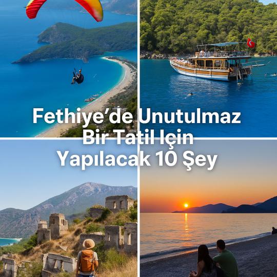 Fethiye'de Yapılacak 10 Unutulmaz Şey